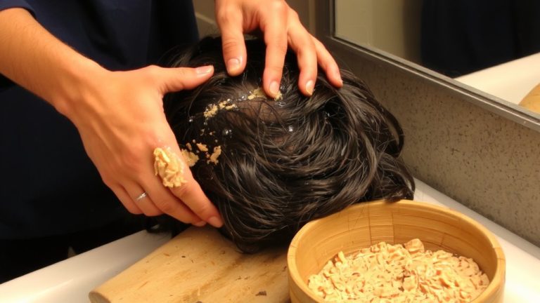 scalp scrub application steps