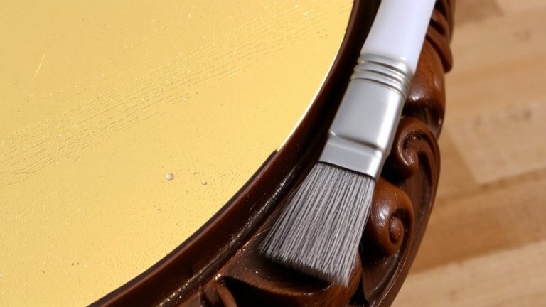 secure gold leaf application