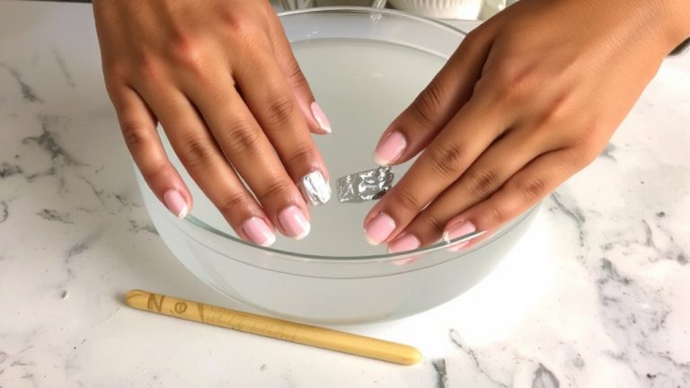soak in acetone
