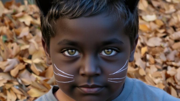 spooky halloween face painting designs