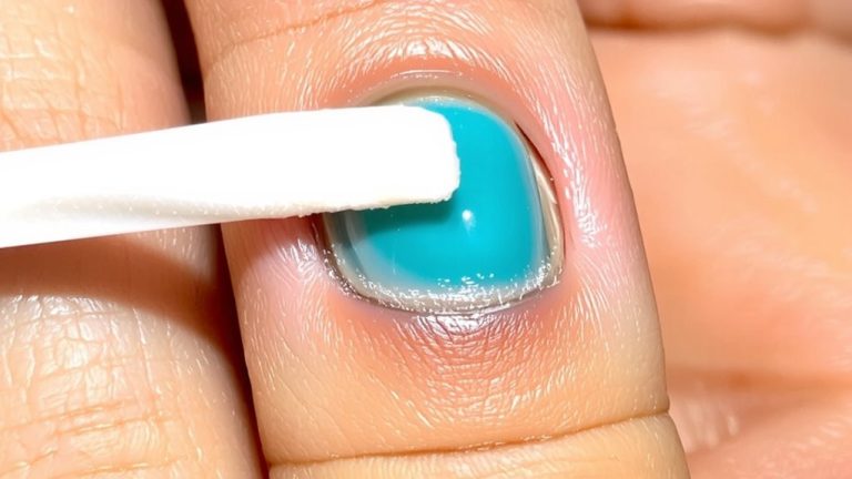 spot treating green nail syndrome