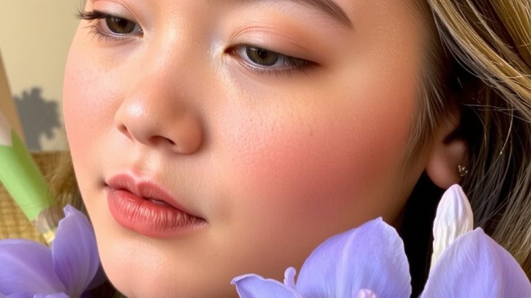 spring floral cheek eye color