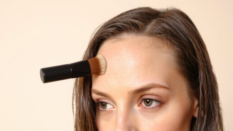 stippling for smooth powder blending