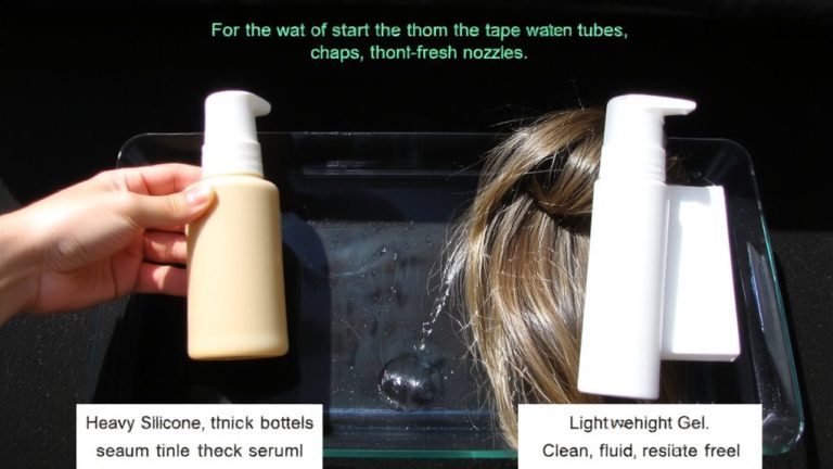 transition to water soluble hair products
