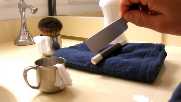 trim lather shave moisturize carefully