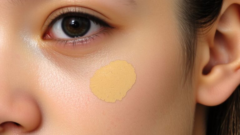 use concealer and setting powder