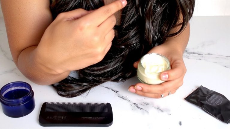 weekly hair mask routine
