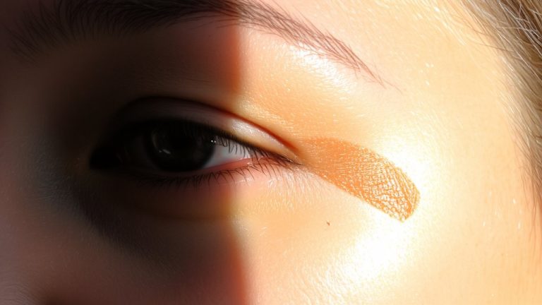 yellow color corrects dark circles