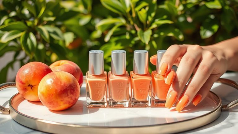 best peach nail shades