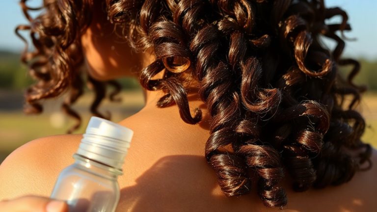 best shine sprays for curly hair
