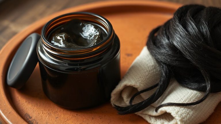 black hair scalp relief