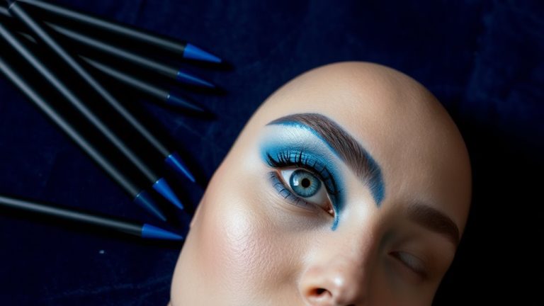 blue eyeliners enhance eye appearance