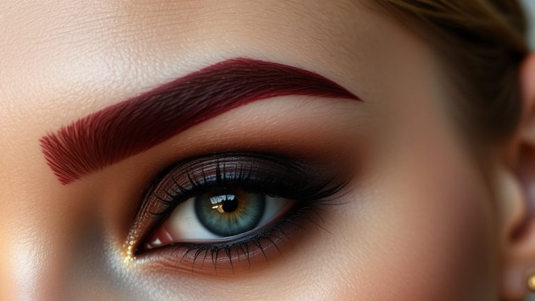 bold burgundy eyeliner choices