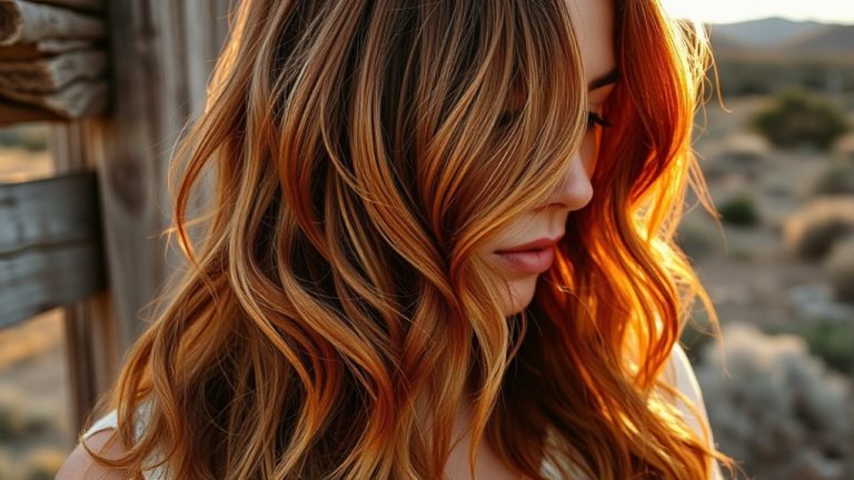 bold rustic copper cowboy hair