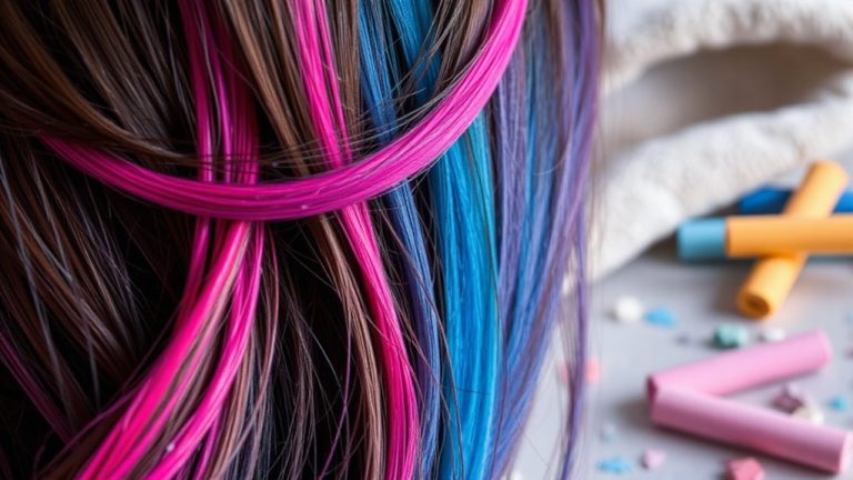 bold temporary hair chalks