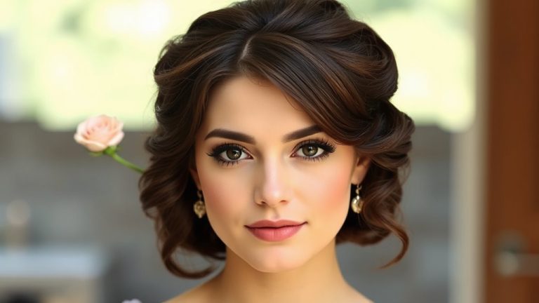 bridal hairstyles for round faces