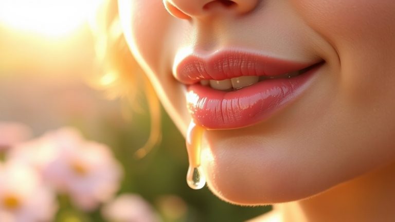 bright coral lip gloss