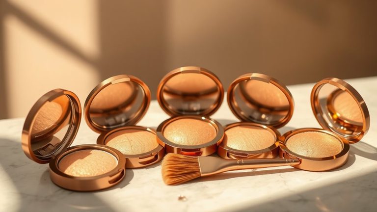 bronze highlighters for glow