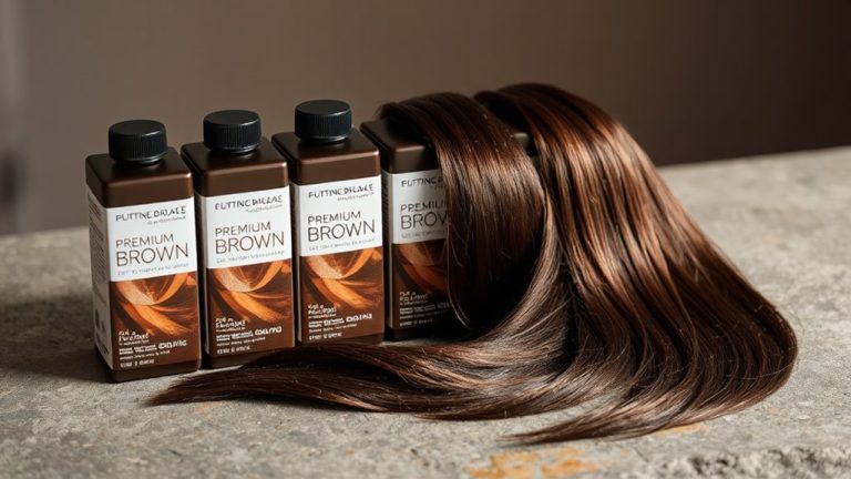 brown dyes neutralize red tones