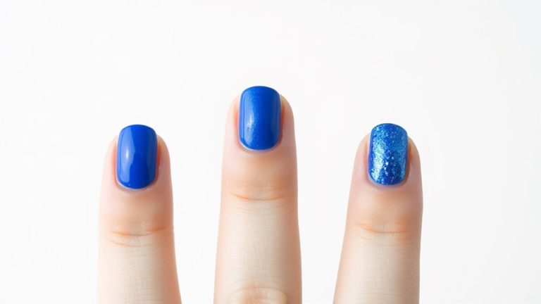 cobalt blue nail polish