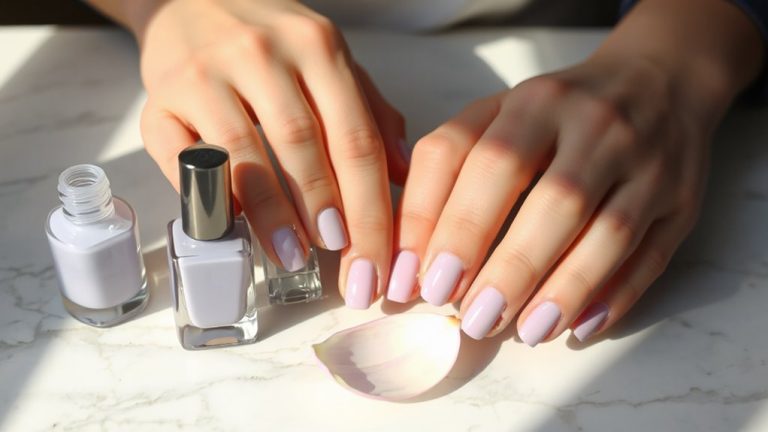 dreamy periwinkle nail polish