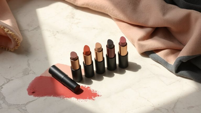 dusty rose lipstick guide