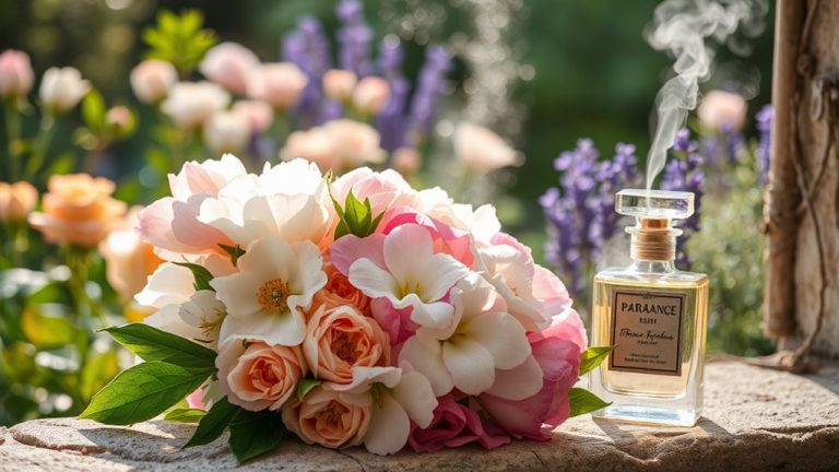 floral perfumes evoking blooming gardens