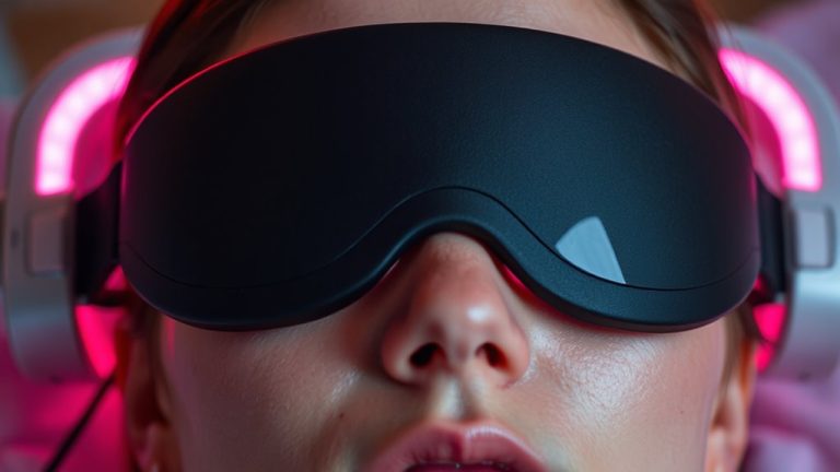 led light therapy eye protection