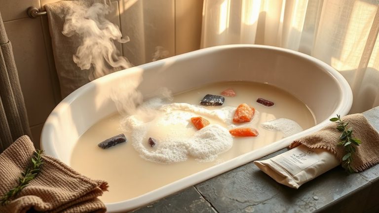 luxurious organic bath salts