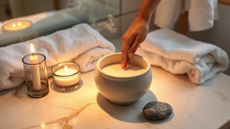 luxurious spa like lotion warmers