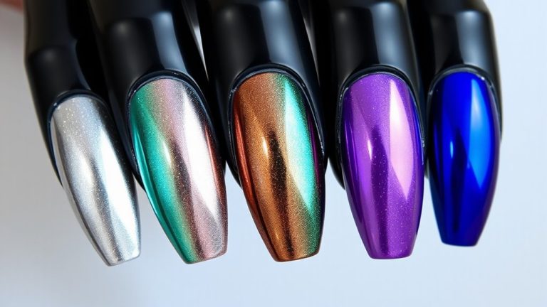 mirror shine chrome gels