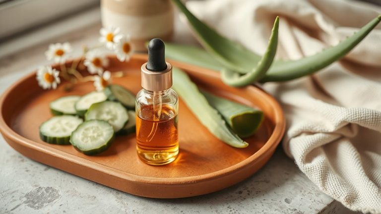 natural oils reduce dark circles