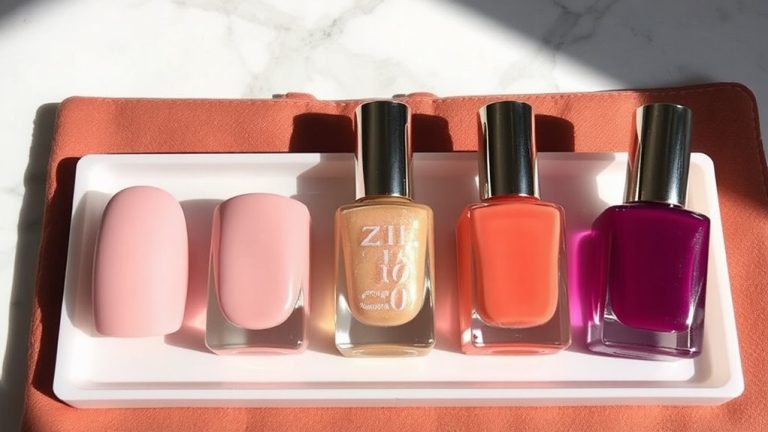 pink dip nail colors