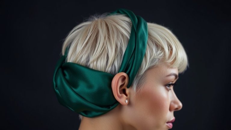 pixie cut hair wraps