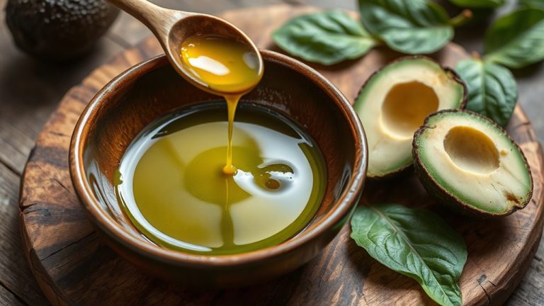 rich unrefined avocado oil
