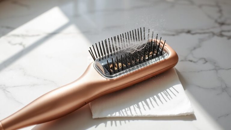 self cleaning hair brushes