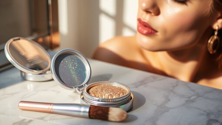 shimmering face powders glow