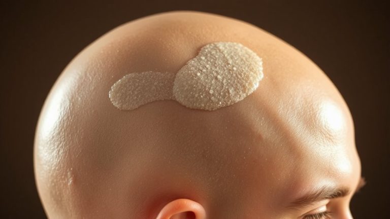 smooth bald head scrubs
