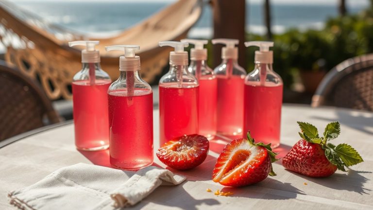 strawberry scented summer lotions