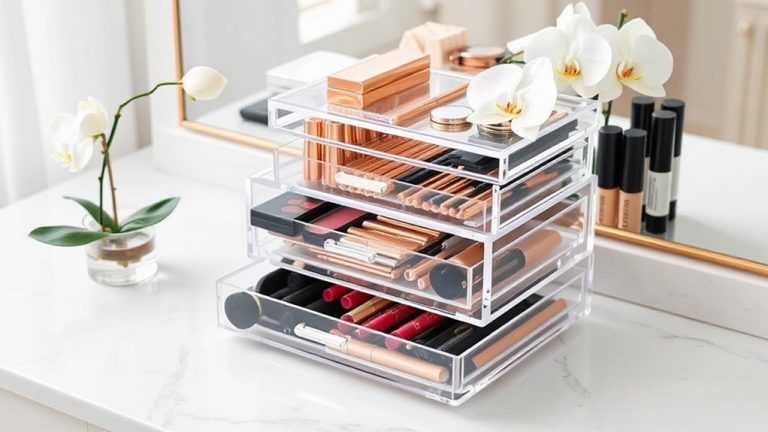top stackable makeup organizers