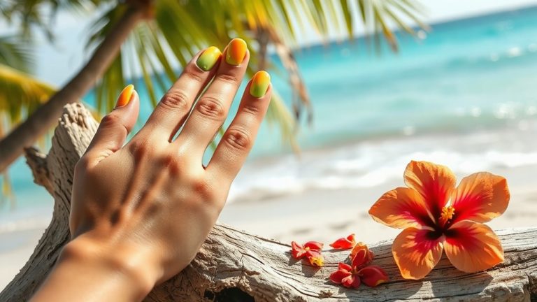 tropical nail colors for hawaii