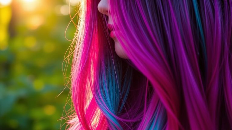 vibrant long lasting hair dye
