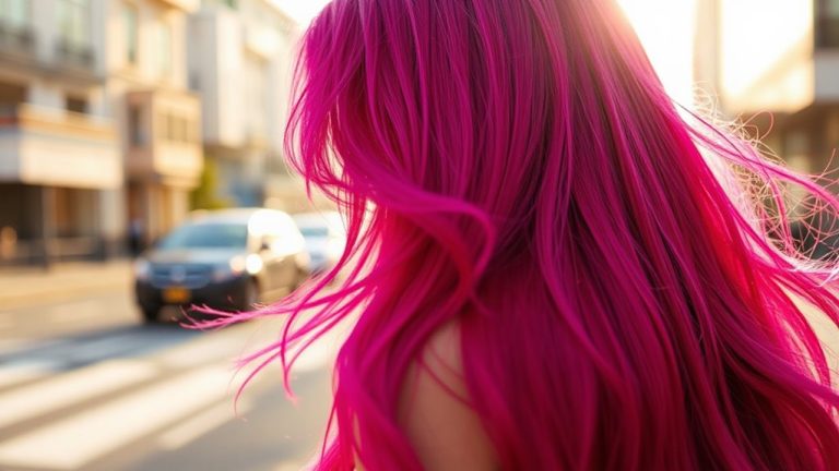 vibrant long lasting magenta dye