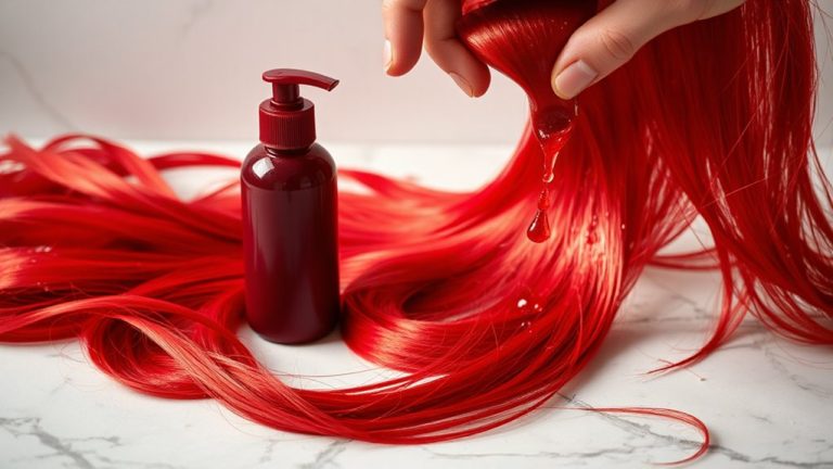 vibrant long lasting red conditioners
