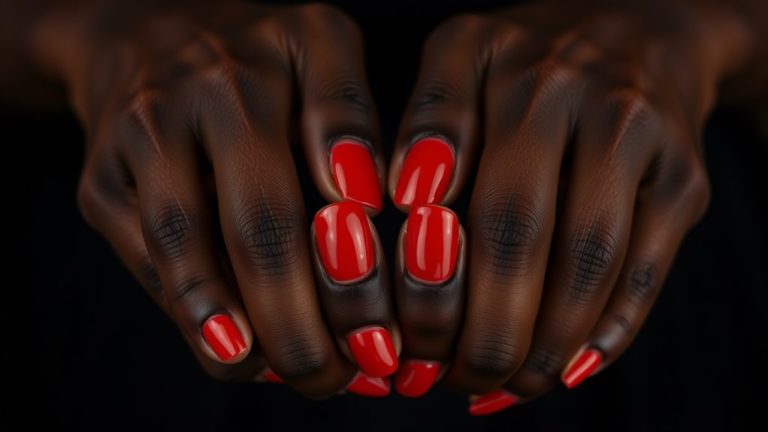 vibrant reds for deep tones